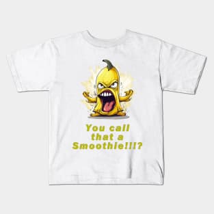 Angry Banana Demands an Answer Kids T-Shirt